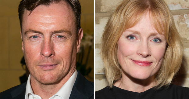 Toby Stephens and Claire Skinner