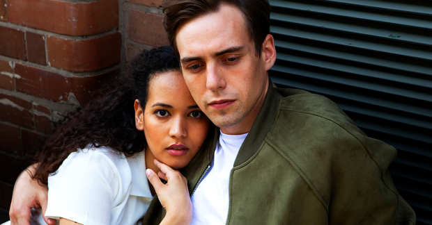 Adriana Ivelisse and Jamie Muscato in West Side Story