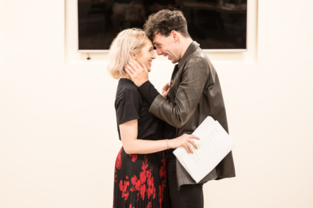 Georgia Louise and Keith Ramsay in rehearsals for Preludes