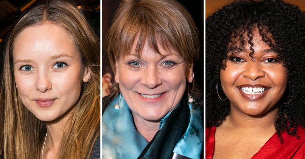 Alexandra Dowling, Caroline Lucas and Kayla Meikle