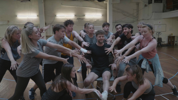 The company of Big the Musical in rehearsals