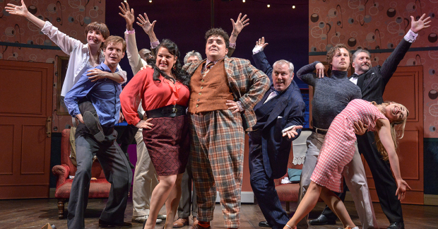 The cast of One Man, Two Guvnors