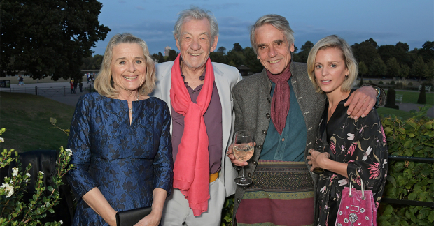 Sinead Cusack, Ian McKellen, Jeremy Irons and Denise Gough