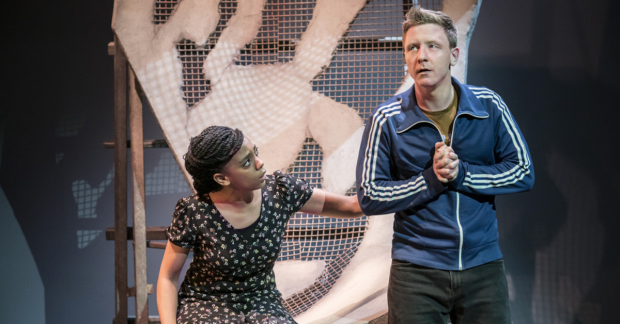 Janet Etuk and Mike Noble in Reasons To Stay Alive