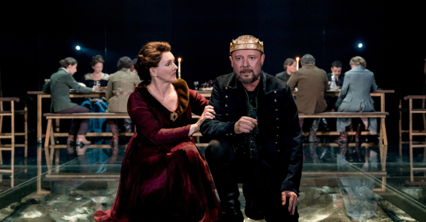 Dervla Kirwan and John Simm in Macbeth