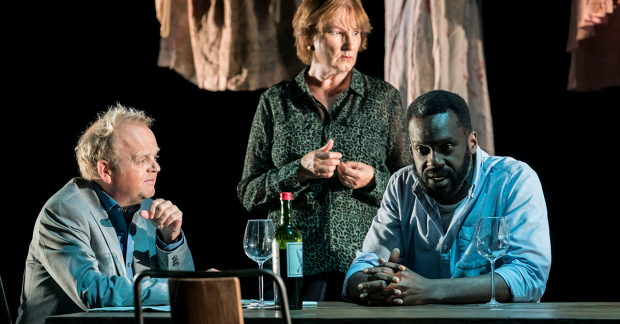 Toby Jones, Deborah Findlay and Sule Rimi in Bluebeard&#39;s Friends