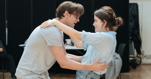 Matt Smith and Claire Foy in rehearsals for Lungs