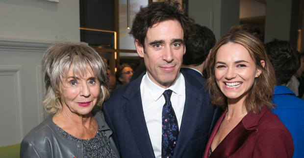 Sue Johnston (Mrs Watson), Stephen Mangan (Sidney Stratton) and Kara Tointon (Daphne Binley) in The Man in the White Suit