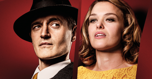 Tom Chambers and Sally Bretton in Dial M for Murder