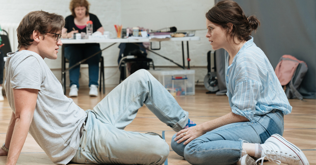 Matt Smith and Claire Foy in rehearsal for Lungs