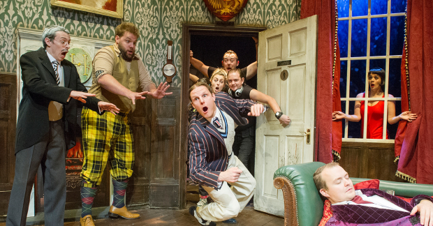The original West End cast of The Play That Goes Wrong