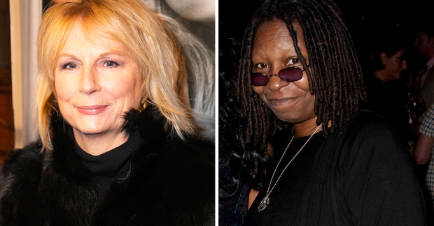 Jennifer Saunders and Whoopi Goldberg