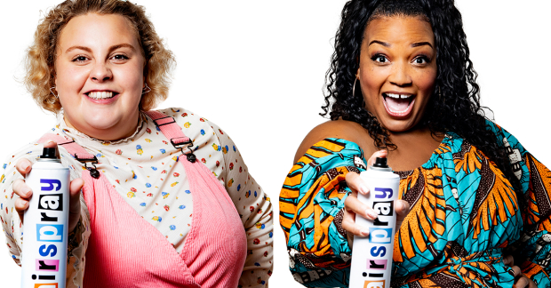 Lizzie Bea and Marisha Wallace in Hairspray the Musical