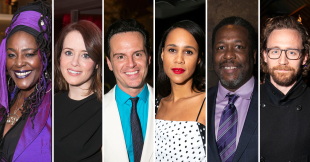 Sharon D Clarke, Claire Foy, Andrew Scott, Zawe Ashton, Wendell Pierce and Tom Hiddleston