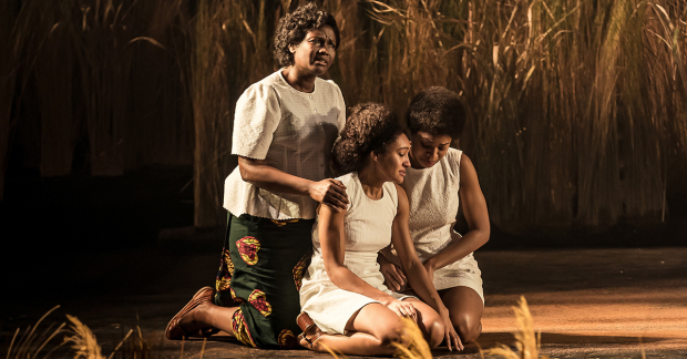 Sarah Niles, Racheal Ofori and Natalie Simpson in Three Sisters at the National Theatre