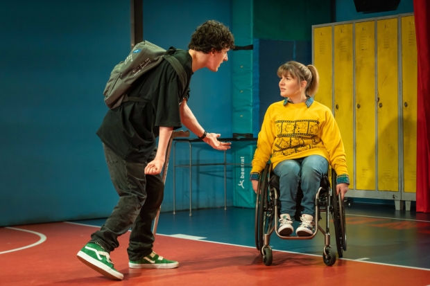 Daniel Monks and Ruth Madeley in Teenage Dick at the Donmar Warehouse