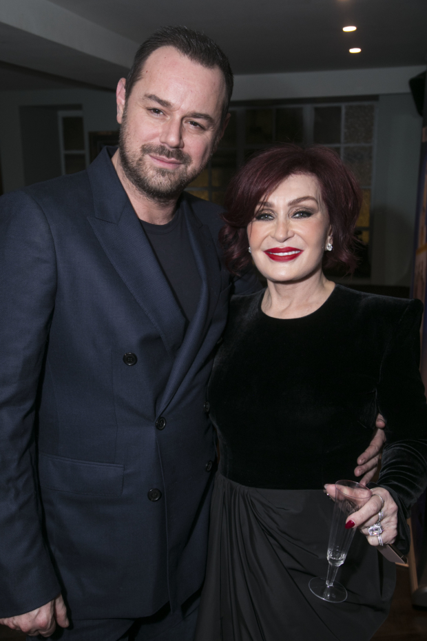 Danny Dyer (The Hollywood Producer) and Sharon Osbourne (Crystal Collins)