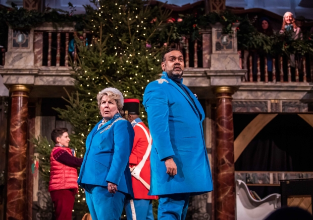 Sandi Toksvig and Tony Jayawardena in Christmas at the (Snow) Globe