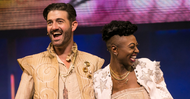  Oliver Tompsett and Miriam-Teak Lee at the opening night of &amp; Juliet