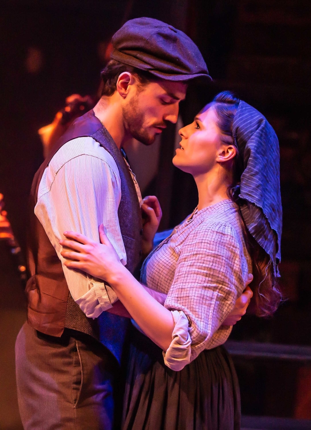 Alex Gibson-Giorgio and Carolyn Maitland in Rags the Musical