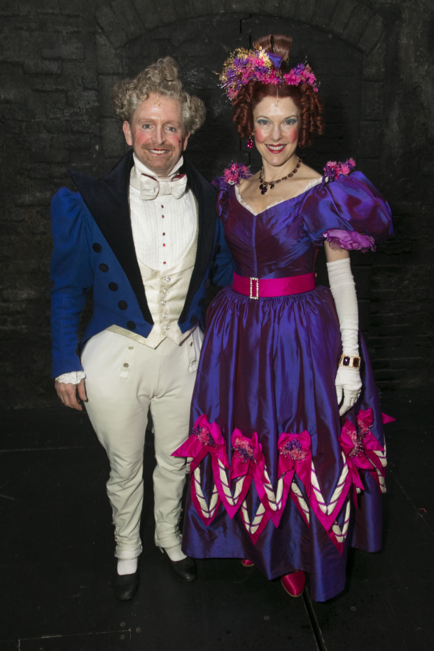 Ian Hughes (Thénardier) and Josefina Gabrielle (Madame Thénardier)
