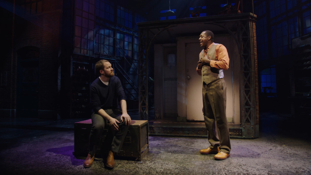 Killian Donnelly and Matt Henry in Kinky Boots