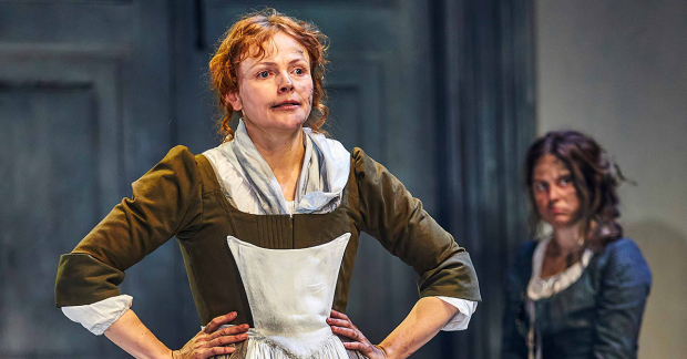 Maxine Peake and Ria Zmitrowicz in The Welkin