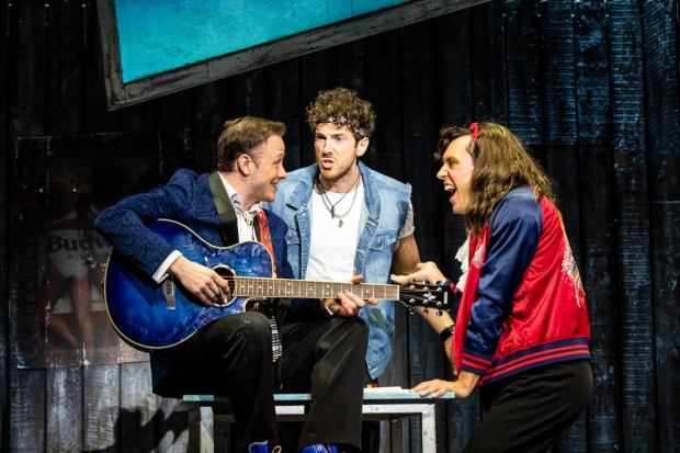 Kevin Clifton as Robbie Hart, Ashley Emerson as Sammy and Andrew Carthy as Glen