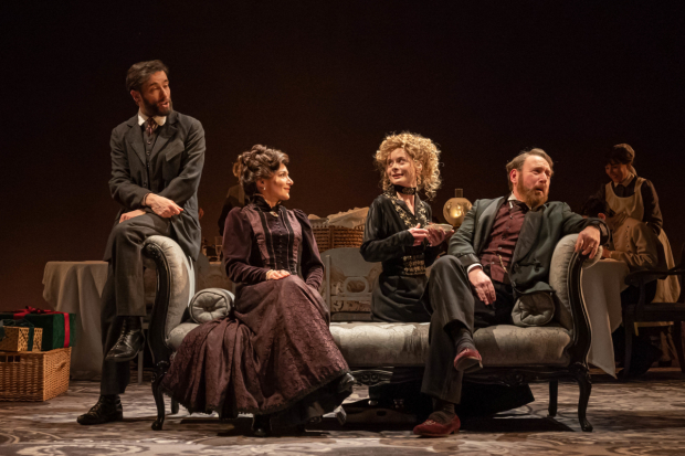 Ed Stoppard, Alexis Zegerman, Faye Castelow and Adrian Scarborough in Leopoldstadt