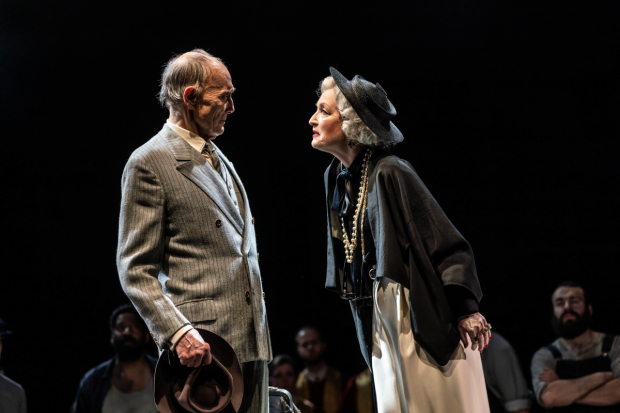 Garrick Hagon and Lesley Manville in The Visit