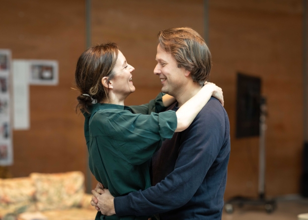 Rachael Stirling and Nicholas Burns 