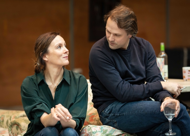 Rachael Stirling and Nicholas Burns 