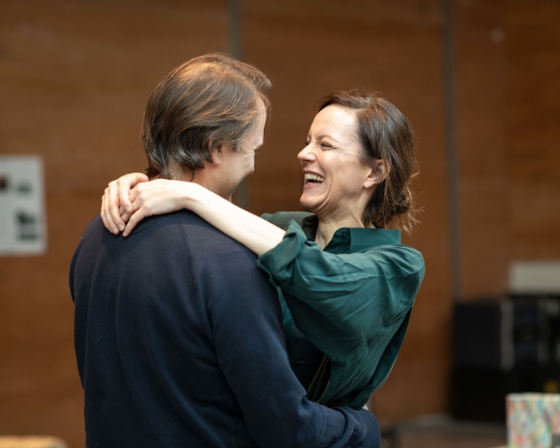 Nicholas Burns and Rachael Stirling 