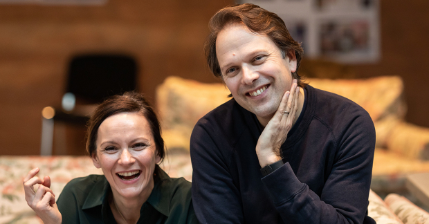 Rachael Stirling and Nicholas Burns 