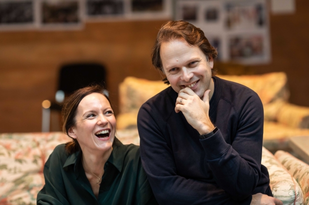 Rachael Stirling and Nicholas Burns 