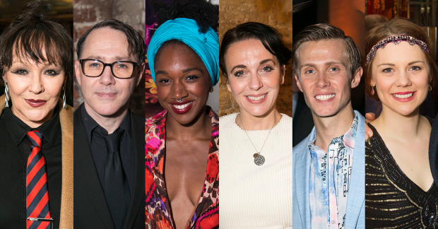 Frances barber, Reece Shearsmith, Cherrelle Skeete, Amanda Abbington, Rob Houchen and Gina Beck