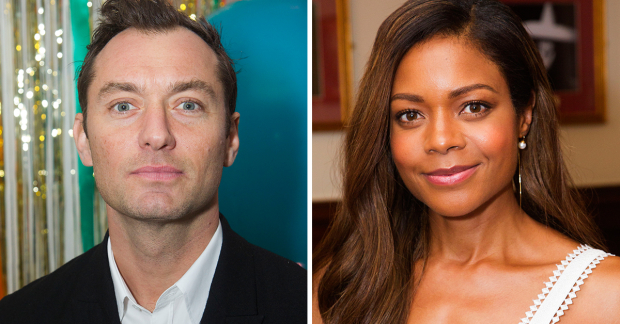 Jude Law and Naomie Harris