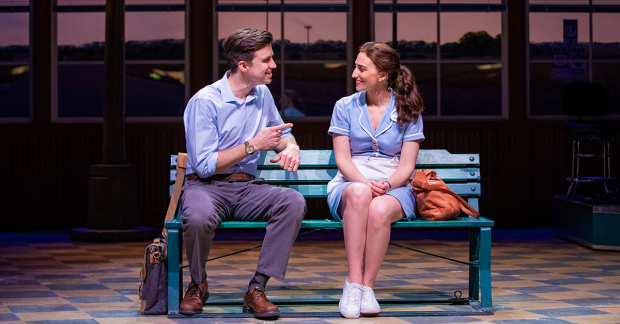 Gavin Creel and Sara Bareilles in Waitress