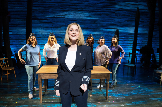 Alice Fearn and the cast of Come From Away