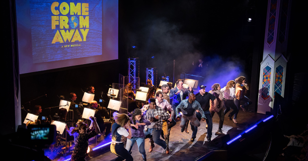 The cast of Come From Away