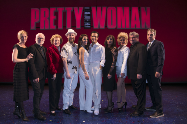 Members of the Pretty Woman cast and creative team