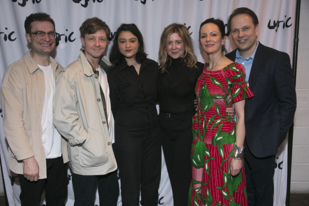 Patrick Knowles (Henry), Mike Noble (Jamie), Isabella Laughland (Rose), Rachel O&#39;Riordan (director), Rachael Stirling (Sandra) and Nicholas Burns (Kenneth)