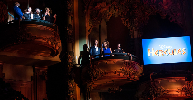 Singers in the Disney on Broadway concert