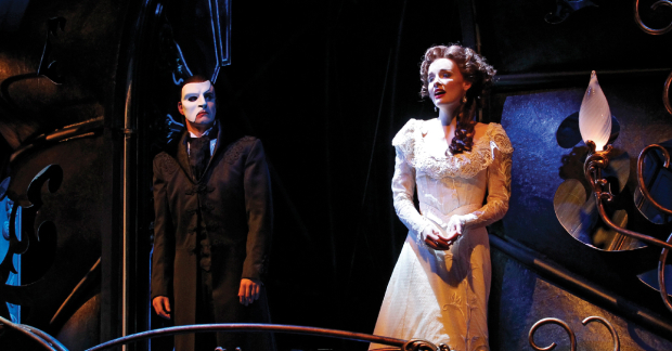 Ben Lewis and Anna O&#39;Byrne in The Phantom of the Opera