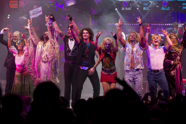 The West End cast of Rock of Ages