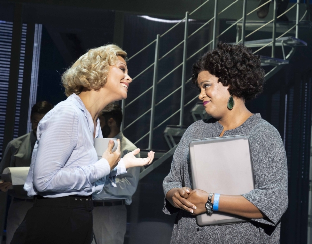 Kimberley Walsh as Annie and Tania Mathurin as Becky