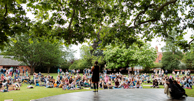 A 2019 performance at The Dell in Stratford