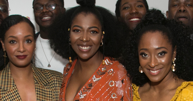 Tinuke Craig, T&#39;Shan Williams and Danielle Fiamanya at the 2020 WhatsOnStage Awards – the trio will return to The Color Purple next month with cast to be announced