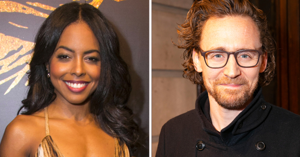 Adrienne Warren and Tom Hiddleston