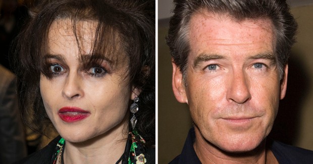 Helena Bonham Carter and Pierce Brosnan